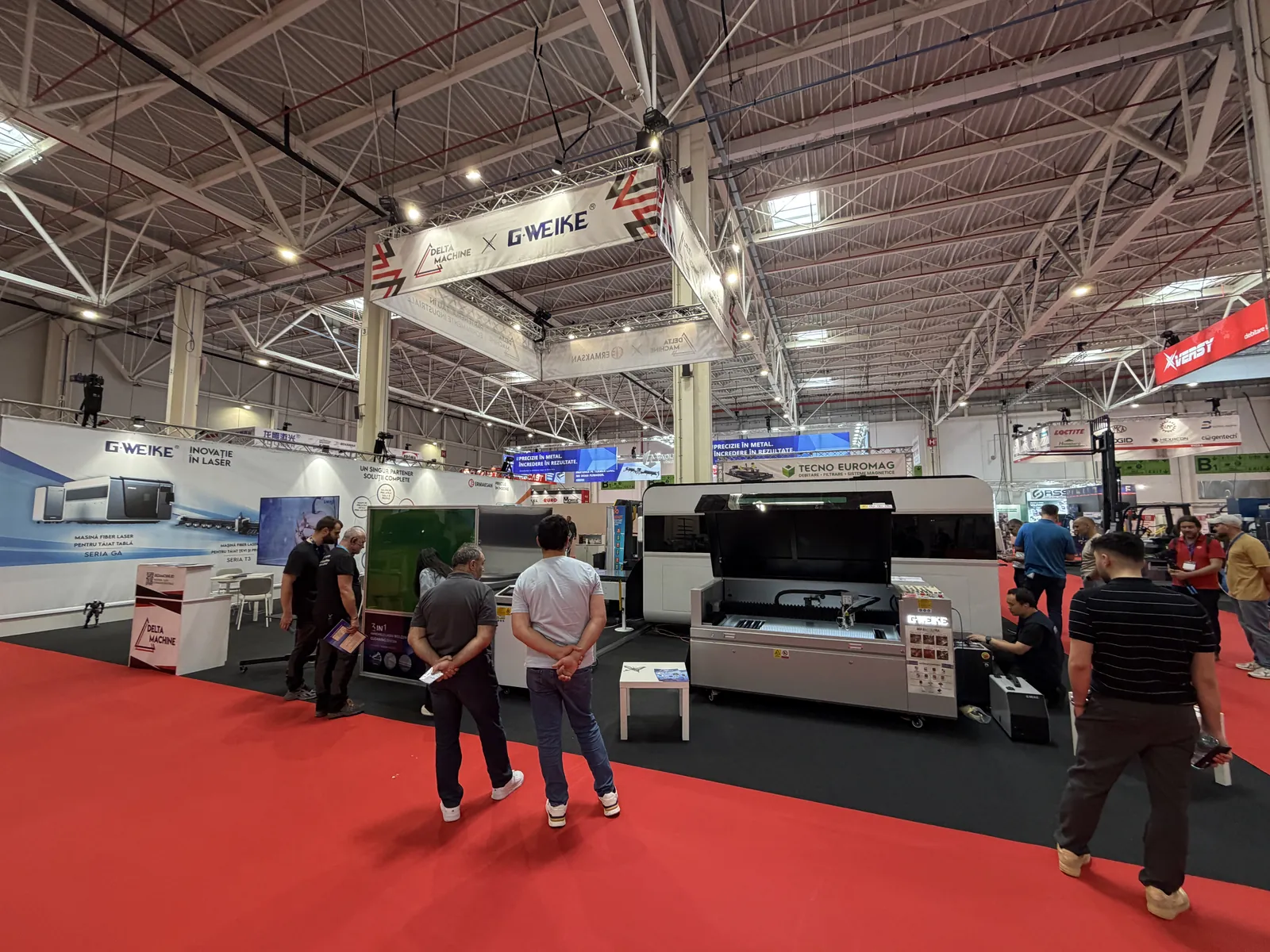 Standul Delta Machine la METAL SHOW & TIB 2026, alături de GWEIKE și ERMAKSAN
